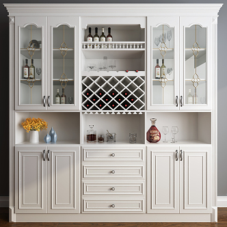 Jane Ou Wine Cabinet 3d model