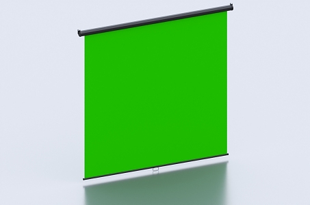 Green screen background screen background wall 3d model