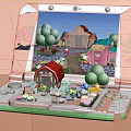 Modern game machine palm game machine 3d model