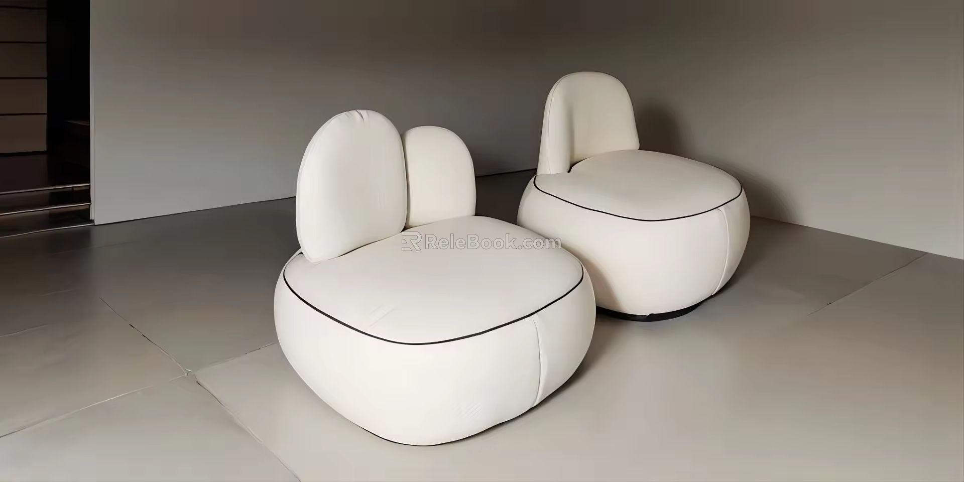 Style Single Sofa 3d model