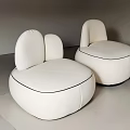 Style Single Sofa 3d model