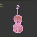 Violin Violin Cartoon Violin Animation Violin Instrument String Western Instrument 3d model