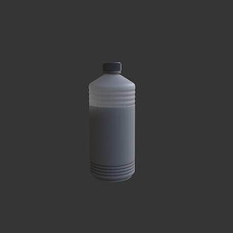 Bottle Container Glass Bottle Beverage Bottle Packaging Bottle 3d model