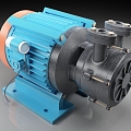 Water pump pumping machine motor machine 3d model