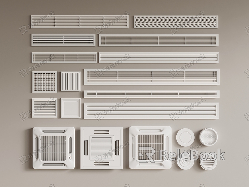 Modern air conditioning air outlet ceiling air conditioning model