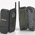 Nokia 9000 vintage smartphone retro mobile phone key phone 3d model