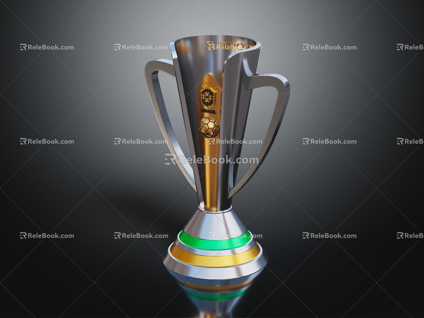 Hyundai Trophy World Cup Trophy Gold Cup World Cup 3d model