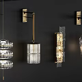 Wall lamp combination 3d model