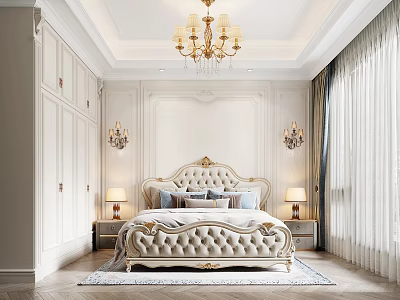 French Bedroom 3d model