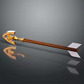 Crossbow Bow Arrow Crossbow Mechanical Crossbow Shifting Bow and Arrow Shoot Distal Equipment Weapons 3d model