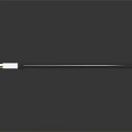 High Speed HDMI Cable With Black Cord And White Connectors For Electronic Devices