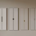 Modern Wardrobe Door Designs With Different Handle Styles And Light Colors