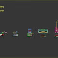 Stylish Modern Desktop Computer Setup With Monitor Keyboard Mouse And Accessories