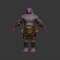 Polar Bear Warrior Character In Armored Outfit For Fantasy Game And Cinematic Use