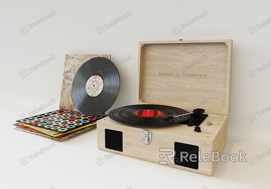 Modern Phonograph Wooden Phonograph Phonograph Combination Record Player Vinyl Record Simple Phonograph model