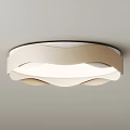 Cream wind ceiling lamp 3d model