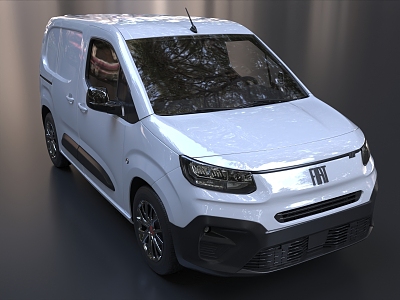 Fiat van commercial vehicle utility vehicle van 3d model