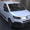 Fiat van commercial vehicle utility vehicle van 3d model