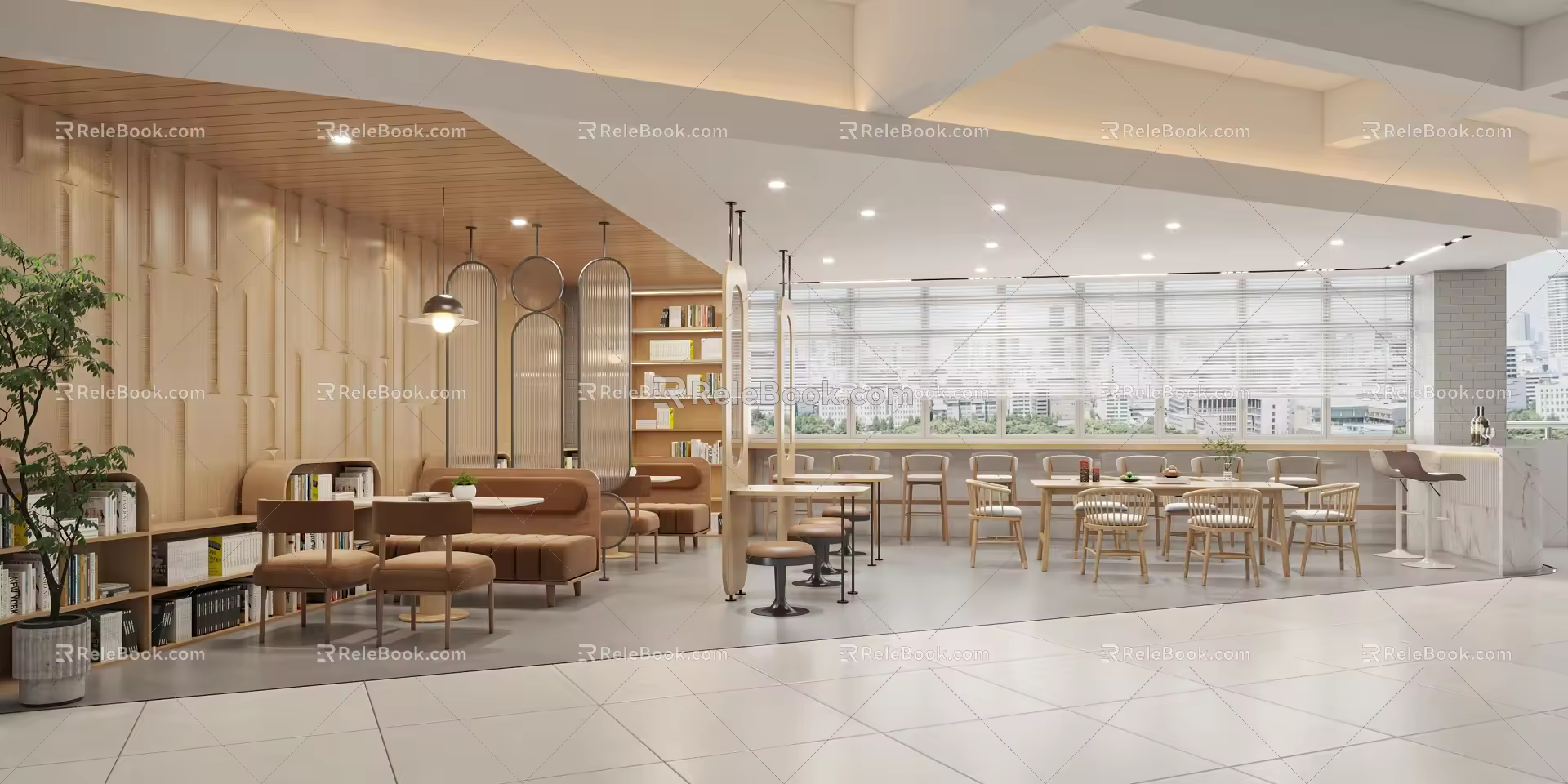 Library 3d model