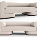 Modern Multiplayer Sofa Dahlem Double Sofa Double Sofa 3d model