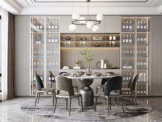 Modern Restaurant 3d model