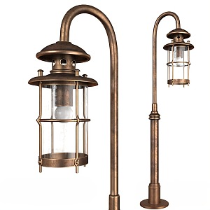 Retro outdoor lamp 3d model