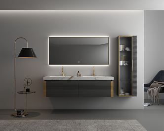 Modern bathroom cabinet 3d model