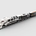 LEGO toy train light rail subway high-speed rail EMU urban rail train rail transit tram 3d model