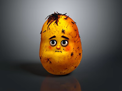 Potatoes Potato Vegetables Fruits Vegetables Fruits and Vegetables Fresh Fruits and Vegetables Organic Fruits and Vegetables Food 3d model