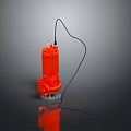 Durable Orange Submersible Pump With Electric Cable For Industrial Equipment Applications