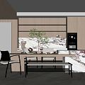 Modern Restaurant 3d model