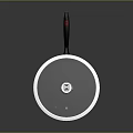 Stainless Steel Frying Pan With Lid And Black Handle For Daily Cooking