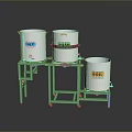 Stainless Steel Kettle And Boiler Containers With Metal Stand For Household Use