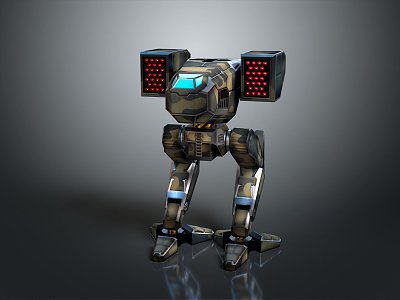 Mech Warrior Mech Soldier Machine Battlearm Mechanical Battlearm Machine Fighter Robot 3d model