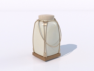 Modern ceramic ware ceramic bottle 3d model