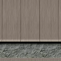 Stylish Background Wall with Wood Grain Marble Texture Grid Pattern and Minimalist Lines 3d model