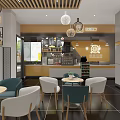 Supermarket Department Store Interior Design With Organized Shelves Various Products And Bright Lighting