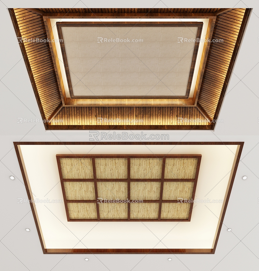 New Chinese Ceiling 3d model