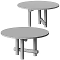 Modern Dining Tables With Light And Dark Wood Tops And Metal Legs Design