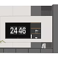Modern TV Background Wall Design With TV Shelves Books Vase And Soft Lighting