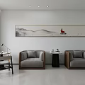 Modern Hospital Ward Interior With Two Beds Wooden Cabinets Windows Wall Decor And White Flooring