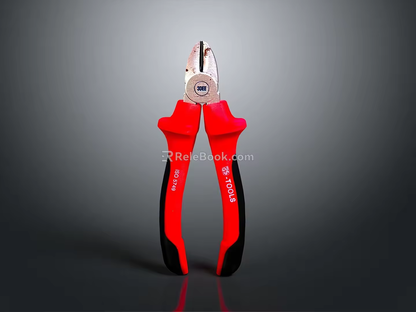 Pipe pliers vise bench vise wrench tool hardware tool processing tool furniture 3d model