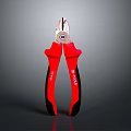 Pipe pliers vise bench vise wrench tool hardware tool processing tool furniture 3d model