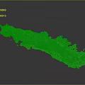 Natural Rugged Mountainous Terrain With Undulating Landscape Rock Formations And Green Vegetation