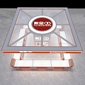 Jewelry Store Shopping Mall Jewelry Store Zijin Jewelry Light Luxury Jewelry Store 3d model