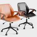 CADEIRA leather office chair 3d model