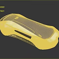Futuristic Concept Car With Sleek Silver Body Smooth Surface And Modern Wheel Design