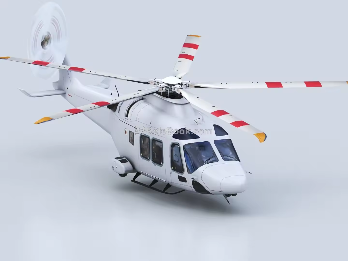 Helicopter Armed Helicopter Rescue Helicopter Drone 3d model