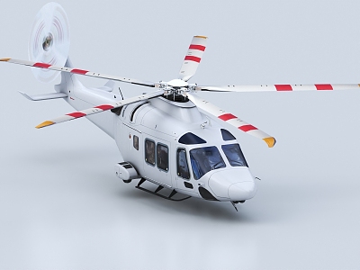 Helicopter Armed Helicopter Rescue Helicopter Drone 3d model