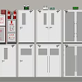 Fire Safety Storage Cabinets With Emergency Equipment And Multiple Door Designs
